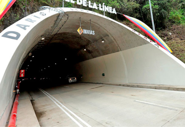 La Línea Tunnel  in Colombia