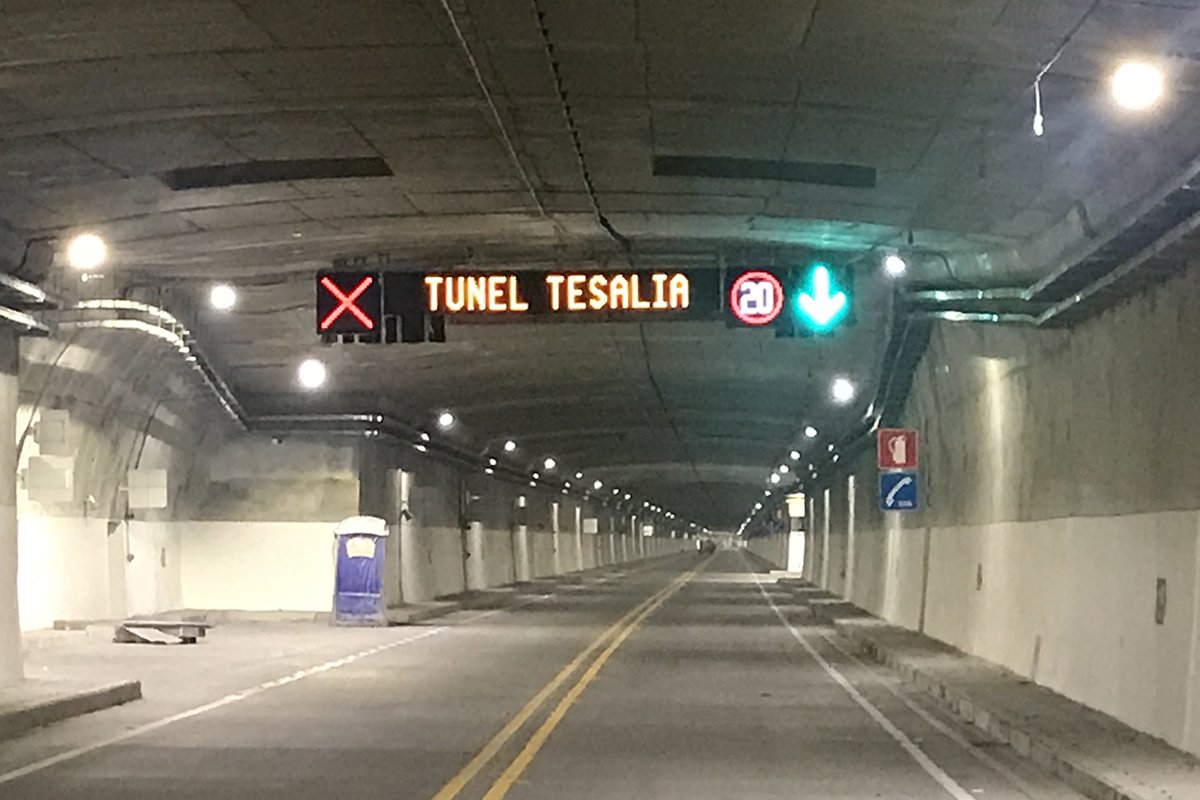 Tesalia tunnel ©SEE Telecom srl, 2022