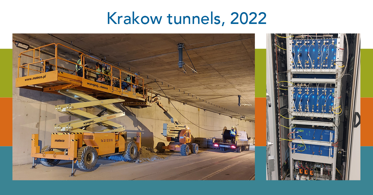 Radio Coverage for Tunnels in Krakow